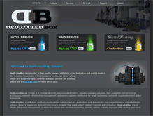 Tablet Screenshot of dedicatedbox.us